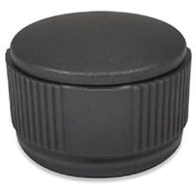 tuercas moleteadas M8 / capuchón negro