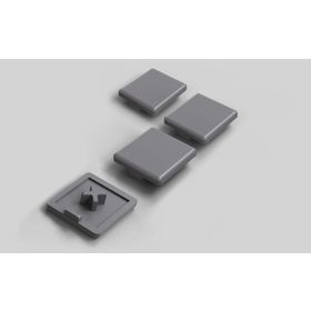 Abdeckkappenset 30 x 60 x 60 mm, Nut 8