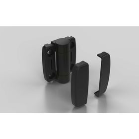 Systemscharnier mit Rastfunktion, nicht aushängbar, 54 x 63 mm, Nut 8, System I Nut 6