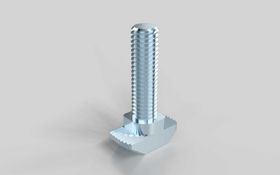 Hammerschraube, M6x25 mm, Nut 8