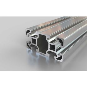Aluminiumprofil, 40 x 80 mm, L, Nut 10
