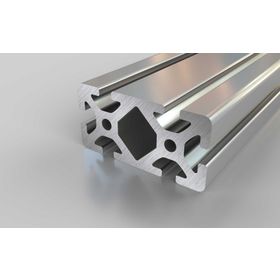 Aluminiumprofil, 80 x 40 mm, Nut 8