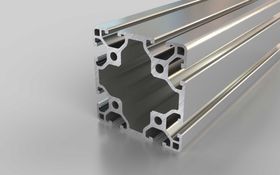 Aluminiumprofil, 60 x 60 mm, L, Nut 6