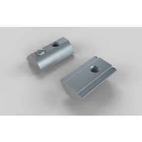 Nutenstein einschwenkbar, mit Federkugel, gekerbt, M4, Nut 8