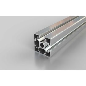 Aluminiumprofil, 45 x 45 mm, L, 2NVS, Nut 10