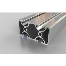 Aluminiumprofil, 80 x 40 mm, E, 2N180, Nut 8