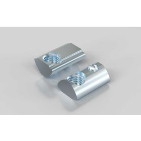 Nutenstein einschwenkbar, mit Federkugel und Führungssteg, M5, Nut 5