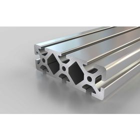 Aluminiumprofil, 120 x 40 mm, Nut 8