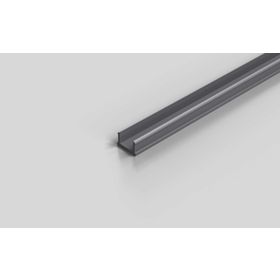 Abdeckprofil, signalgrau RAL 7004, Nut 10