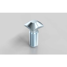 Befestigungssatz für Lenkrollen und Bockrollen, Rolle-D1=80 mm, Rolle-D2=100 mm, Rolle-D3=125 mm, Nut 10