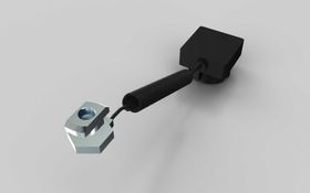Erdungsbaustein mit Kabel einfach