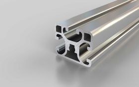 Aluminiumprofil, 40 x 32 mm, L, Nut 8