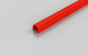 Abdeckprofil und Einfassprofil, verkehrsrot RAL 3020, Nut 8
