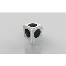 Würfelverbinder 40/3, blank, Nut 10