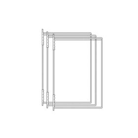 Klarsichttafel - Informationssystem; Klarsichthüllen mit Drehzapfen