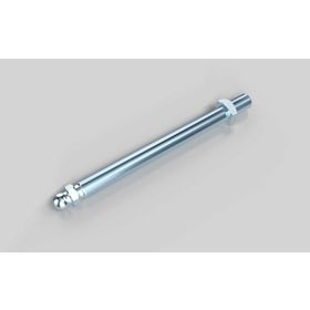 Gewindestange für Gelenkstellfüße, M16 x 200 mm, Kugelkopf-D=15 mm
