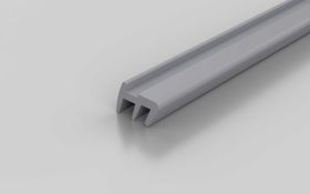 Scheibendichtung, grau RAL 7040, Nut 8/10