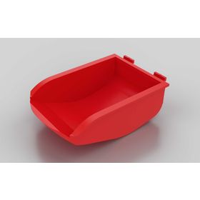 Greifbehälter, 105 x 153,5 x 50 mm, Nut 10