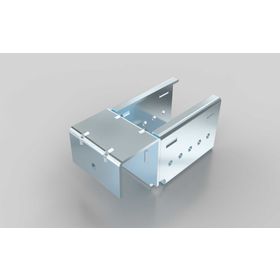 Schienenhalter D28, gerade ohne Stop für Aluminium Rollenprofil