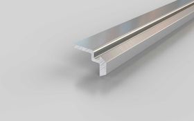 Winkelleiste Aluminium, silberfarbig, Nut 8