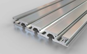 Aluminiumprofil, 180 x 22,5 mm, Nut 10/8