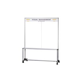 Visual Board - Info-/Planungssystem; Standboard 1500, Whiteboard