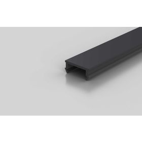 Abdeckprofil, signalgrau RAL 7004, Nut 8