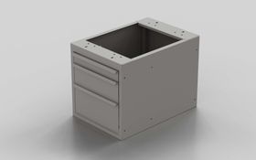 Schubladenschrank, 3 Schubladen