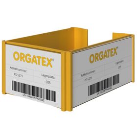 Palettenspange; Etikettenhalter, zum Anklemmen