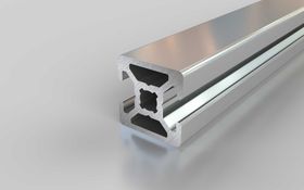Aluminiumprofil, 20 x 20 mm, 2N, Nut 6