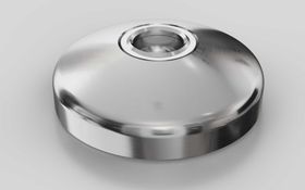 Teller für Gelenkstellfüße, D=60 mm, Kugelkopf-D=15 mm