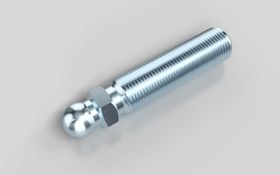 Gewindestange für Gelenkstellfüße, M16 x 66 mm, Kugelkopf-D=15 mm
