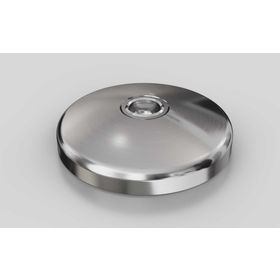 Teller für Gelenkstellfüße, D=80 mm, Kugelkopf-D=15 mm