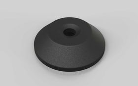 Teller für feste Stellfüße, D=80 mm
