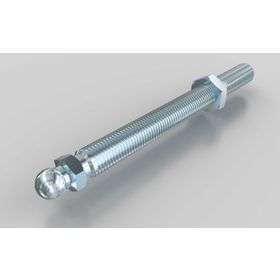 Gewindestange für Gelenkstellfüße, M16x170 mm, Kugelkopf-D=15 mm