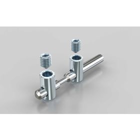 Schnellspannverbinder biegbar Stirn-Stirn, Nut 8/8