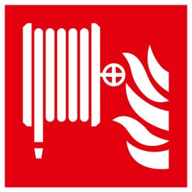 Brandschutzzeichen nachleuchtend; Winkelschild zur Wandmontage