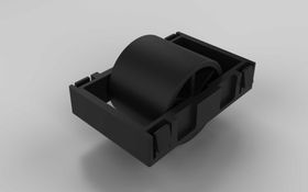Rolleinsatz D28, Rollenabstand 50 / Teilung 50 für Aluminium Rollenprofil, ohne Spurkranz