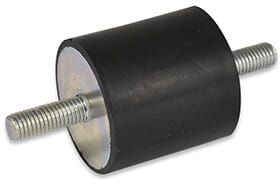Gummi-Metall-Puffer AG/AG M12x37