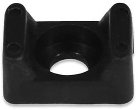 Mounting plinth for cable ties 9 mm