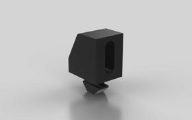 Uniblock 25 mit Vierkantmutter M6, Nut 8
