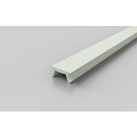 Abdeckprofil, lichtgrau RAL 7035, Nut 6
