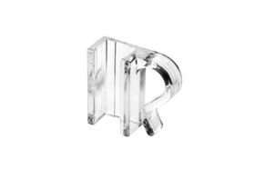 Plakatrahmensystem - 100er Serie; Gitterhaken mit Rahmenclip