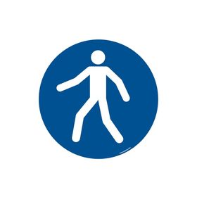 LongLife Schild - Bodenmarkierung; Bodenkennzeichnungsschild, selbstklebend