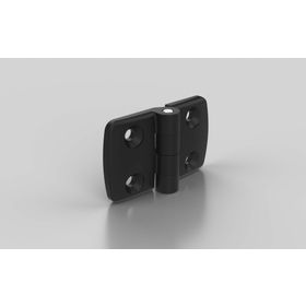 Kunststoff Kombischarnier, nicht aushängbar, 40 x 40 mm
