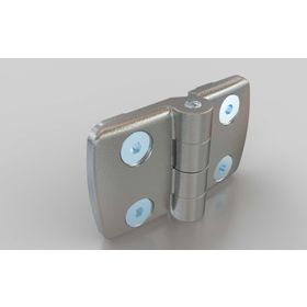 Aluminium-Kombischarnier, nicht aushängbar, 78 x 48 mm