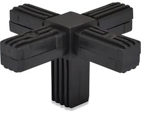 Innesti per tubo 20x20 spess. parete 1,5