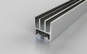 Schiebetürprofil, 45 x 45 mm, Nut 10