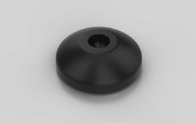 Teller für Gelenkstellfüße, D=60 mm, Kugelkopf-D=15 mm