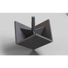 Abdeckkappe Eckform für Eckwinkel 45, signalgrau RAL7004, Nut 10